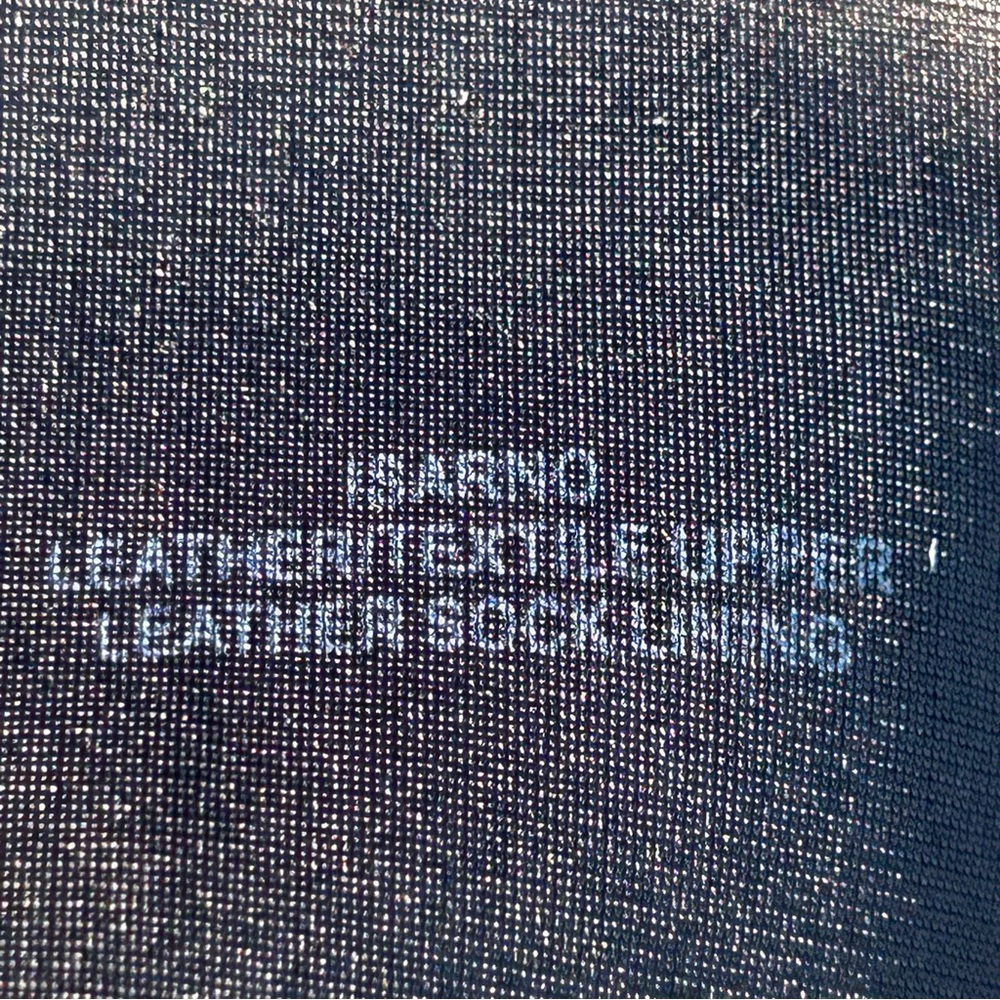 Isaac Mizrahi Black Leather Back Calf Stretch Material Riding Boots Size 9 - Picture 8 of 13